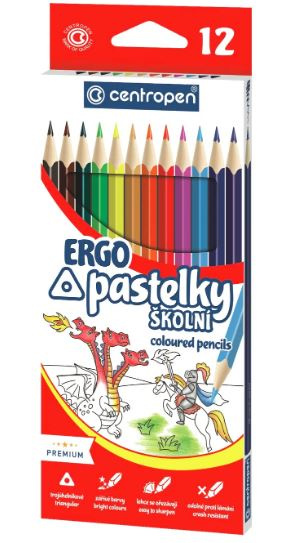 Centropen - Pastelky ERGO - 12 ks