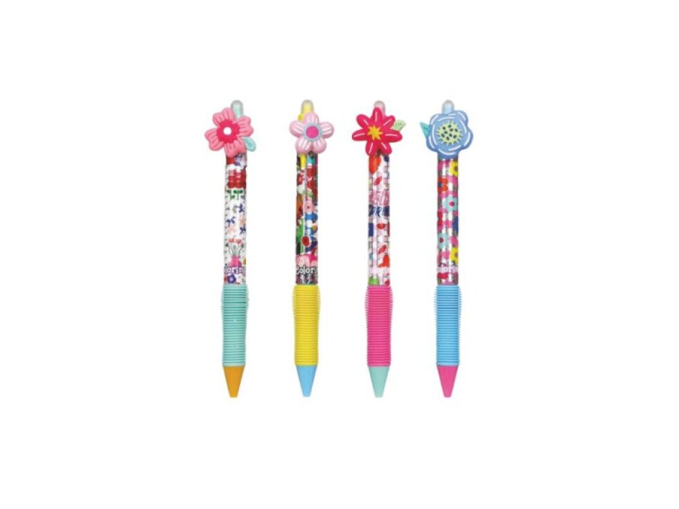 Gumovací pero Colorino - Květiny