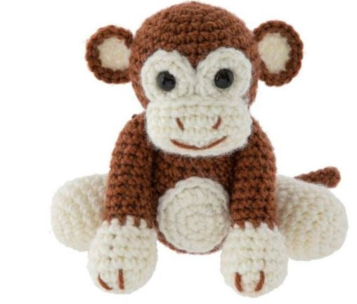 Háčkování, tvořivá sada - Opička