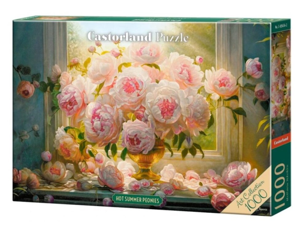 Puzzle Castorland Art Collection 1000 dílků - Hot Summer Peonies