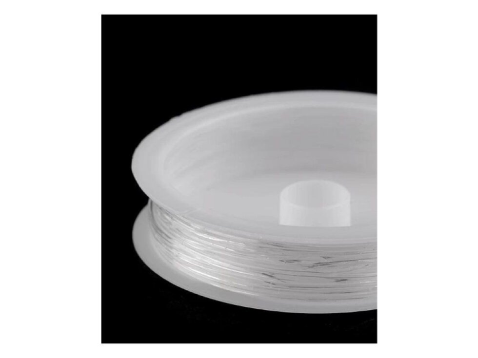 Vlasec silikonový, elastický, čirý 1 mm