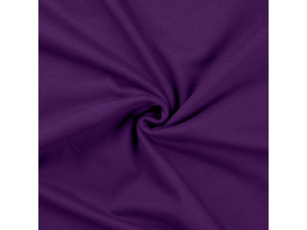 Jednobarevná teplákovina 235g - Fialová