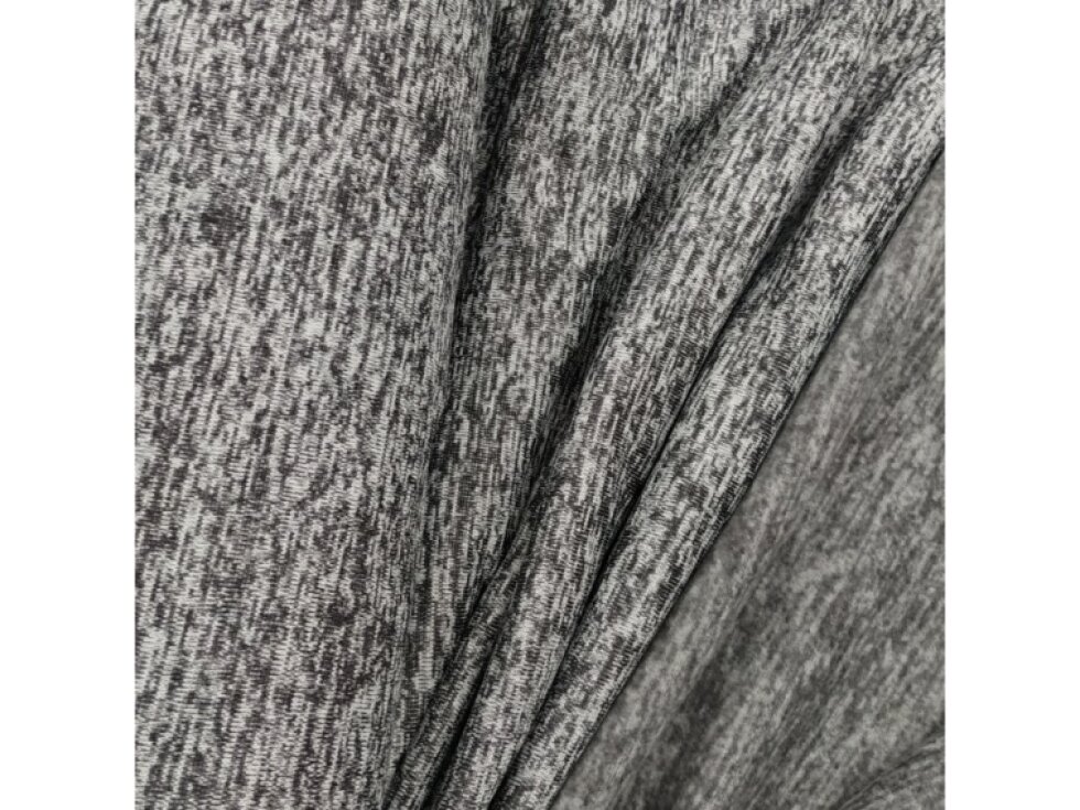 Počesaná svetrovina - Šedá melanž