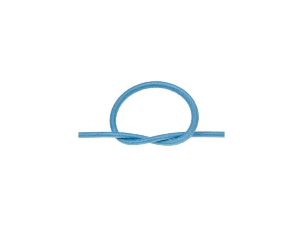 Klobouková guma 2mm - Modrá, aqua