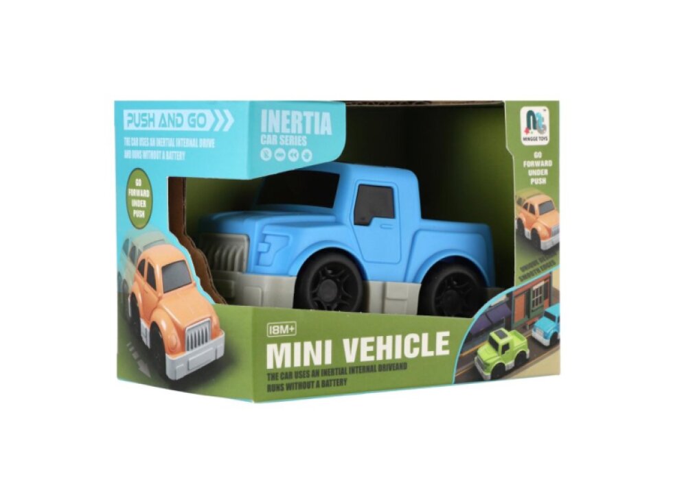 Auto mini plast 9cm na setrvačník 4 druhy