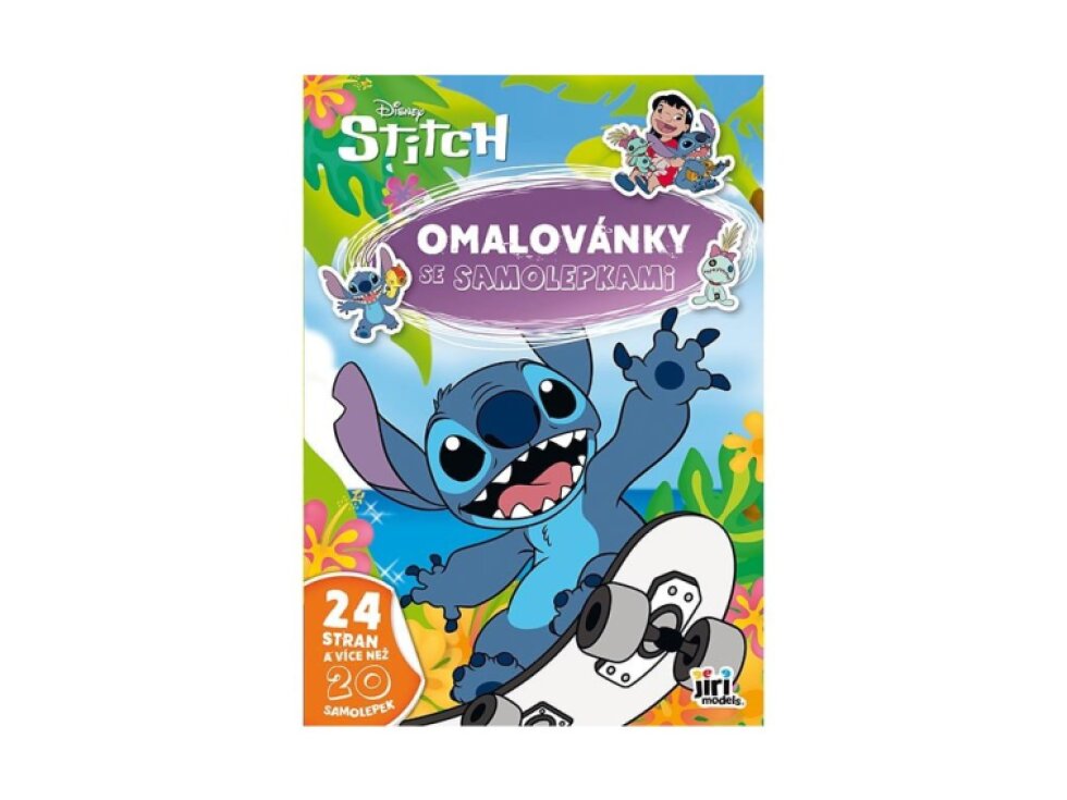 Omalovánky A4 se samolepkami - Lilo & Stitch