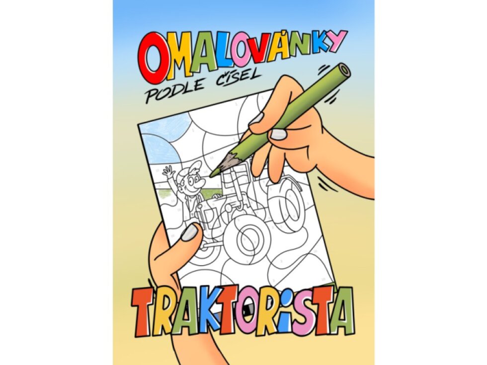 Omalovánky podle čísel - Traktorista