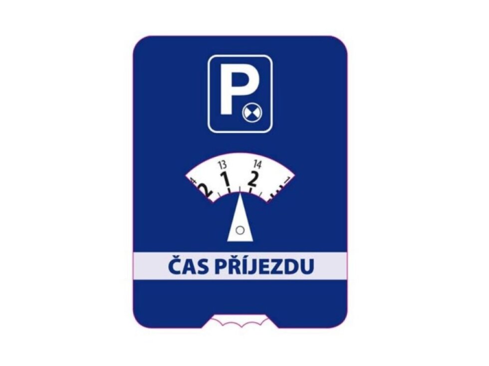 Papírové parkovací hodiny