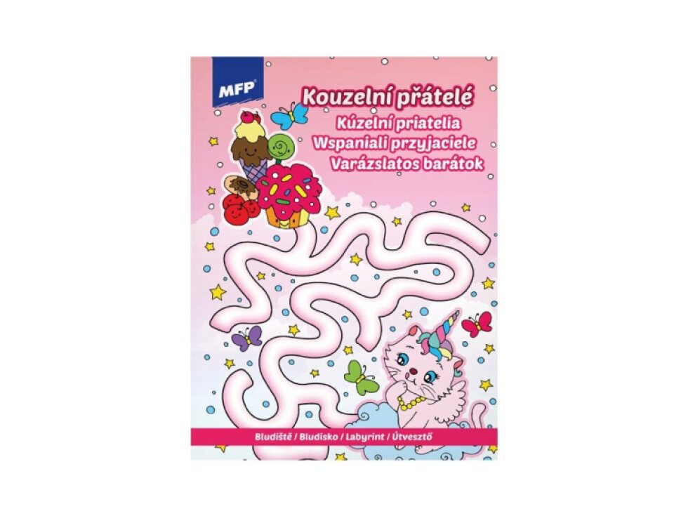 Omalovánky - Bludiště - Kouzelní přátelé