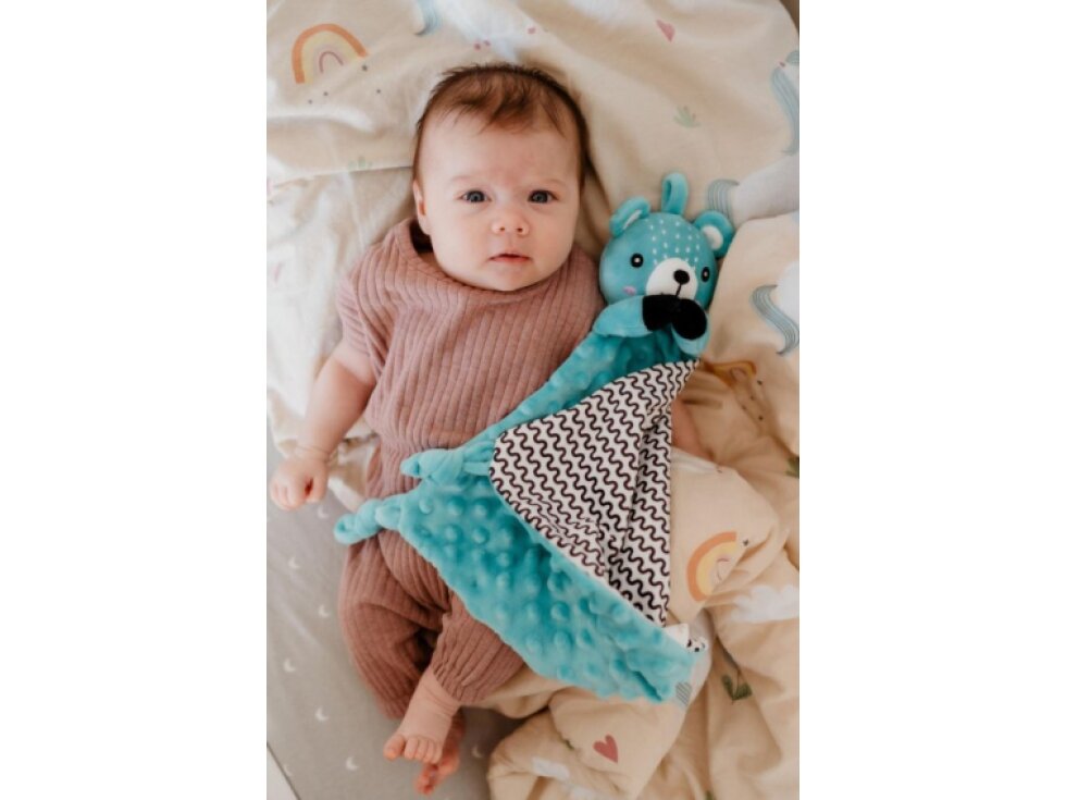 Medvídek usínáček babyted kousátko, chrastítko plyš 0m+