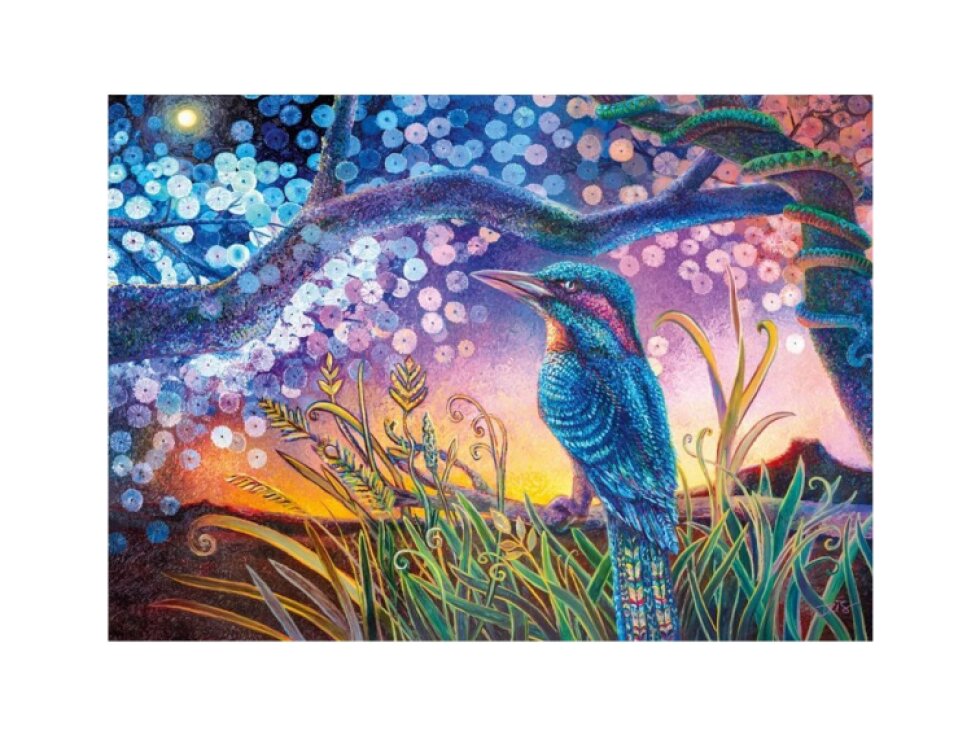 Puzzle Cherry Pazzi 1000d. Kookaburra Nightindayle - Kolibřík