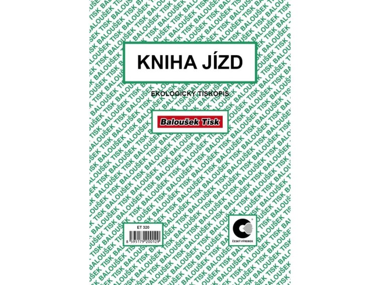 Kniha jízd firemního a osobního vozidla A5