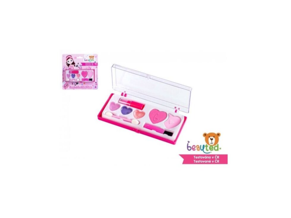 Dětská sada líčení beauted malá na paletce - srdíčko