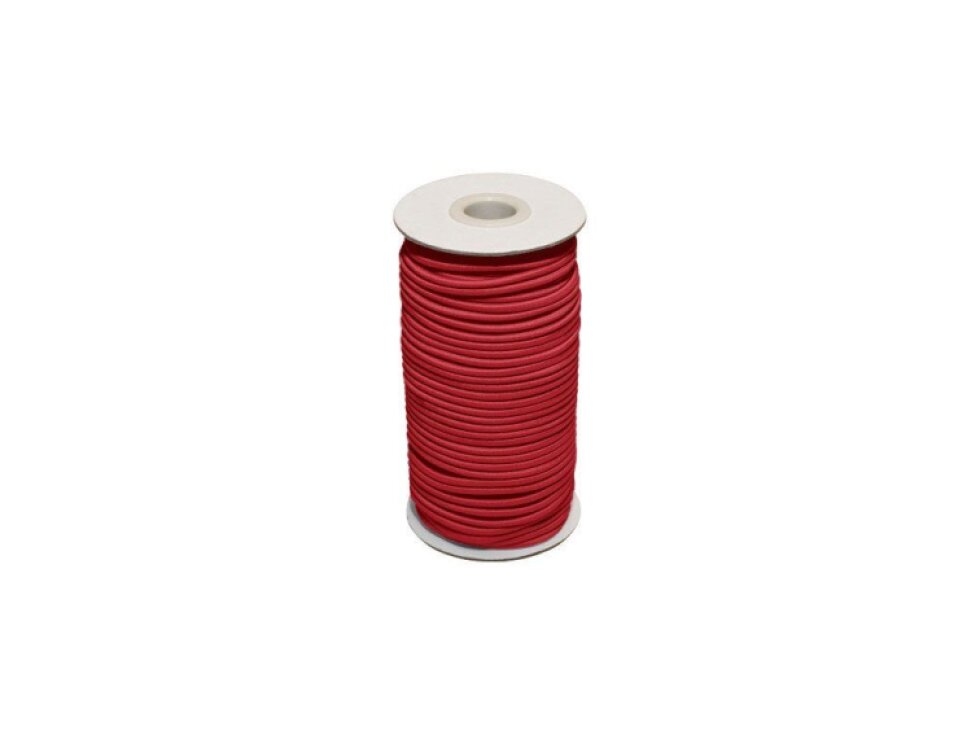 Klobouková guma 2mm - Červená