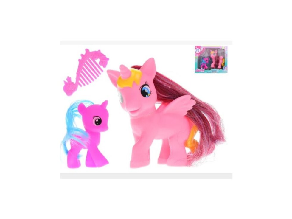 Jednorožec s mládětem a hřebínkem