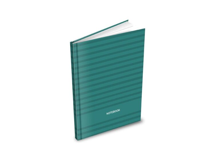 Záznamová kniha A4, 100l/linka - Petrolejová