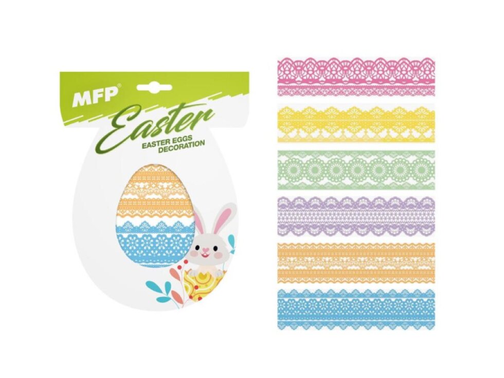 Velikonoční obtisk na vajíčka - košilky, mix motivů 12