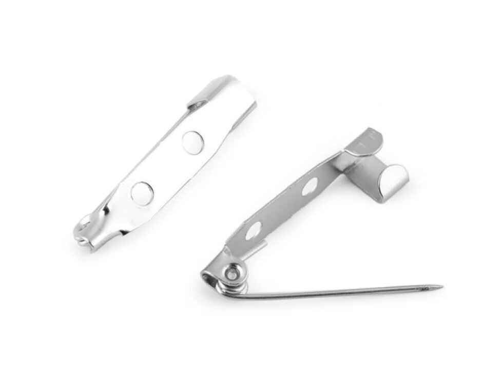 Špendlík zavírací na brož 25 mm