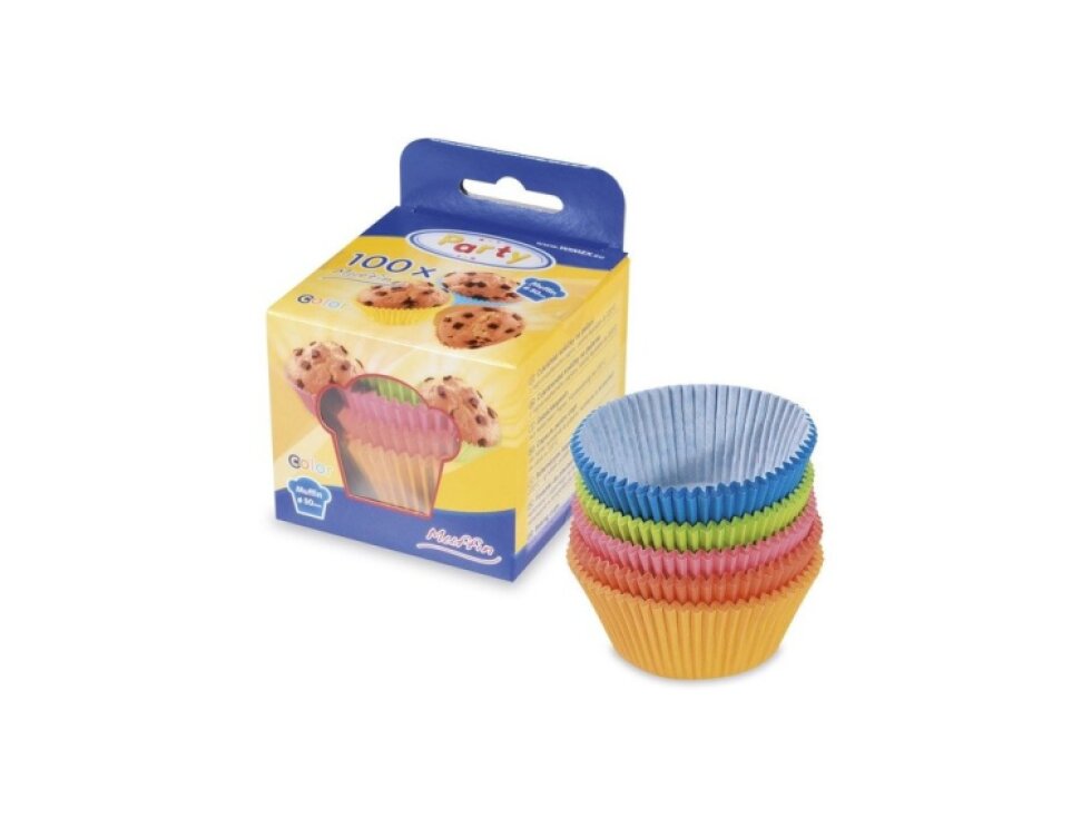 Cukrářské košíčky barevné - 50 x 30 mm - 100ks