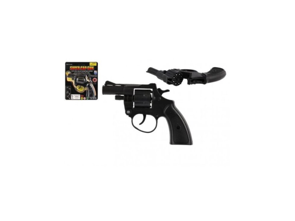 Revolver/pistole na kapsle 8 ran plast 13cm