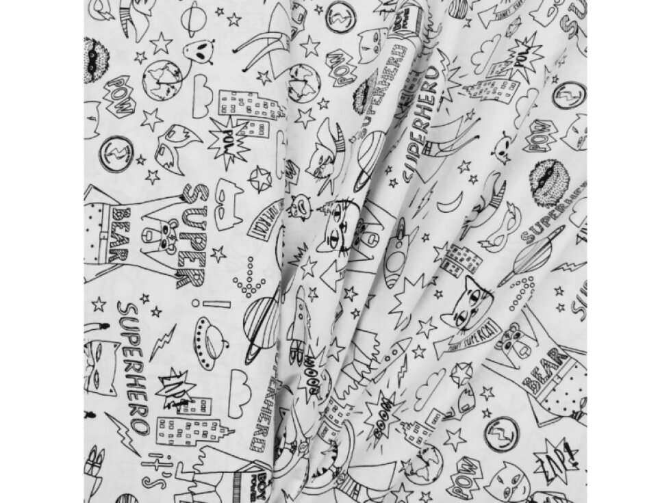 Plátno, omalovánka - Superhrdina