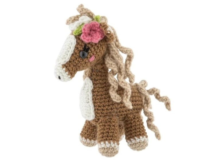 Háčkovaní - Hříbě, 14x4x16 cm