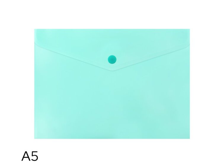 Obal spisový druk A5 - mint
