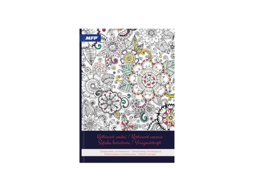Omalovánky antistresové - Květinové umění