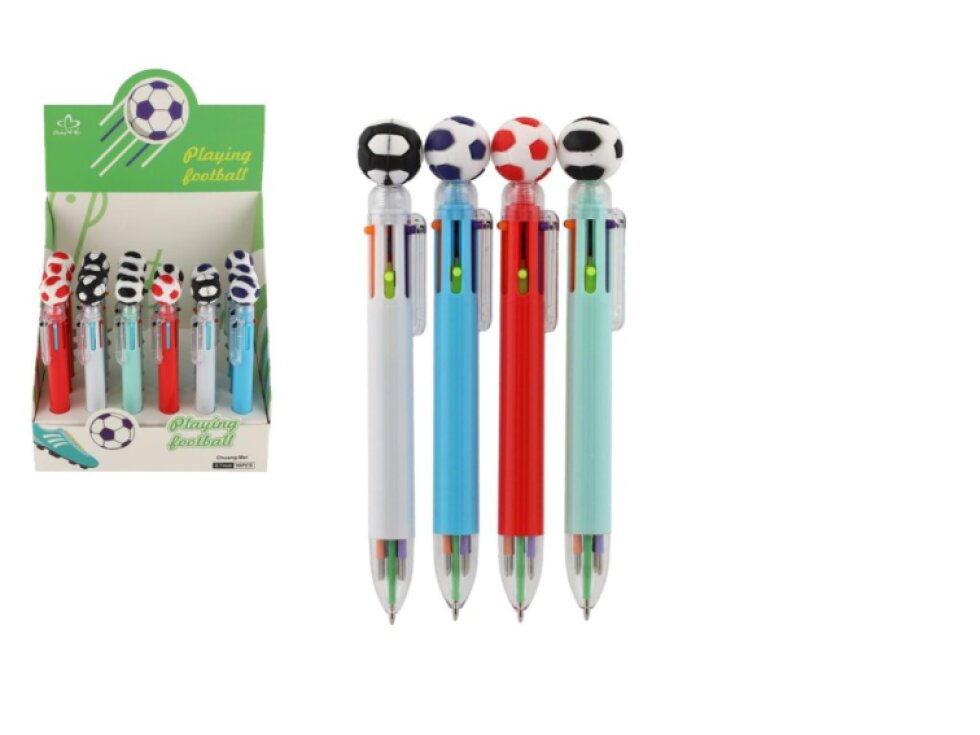 Propiska/pero fotbalový míč 4 barvy