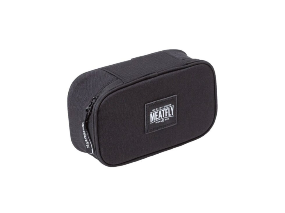Penál ETUE - Pouzdro Meatfly XL - Pencil Case, Black