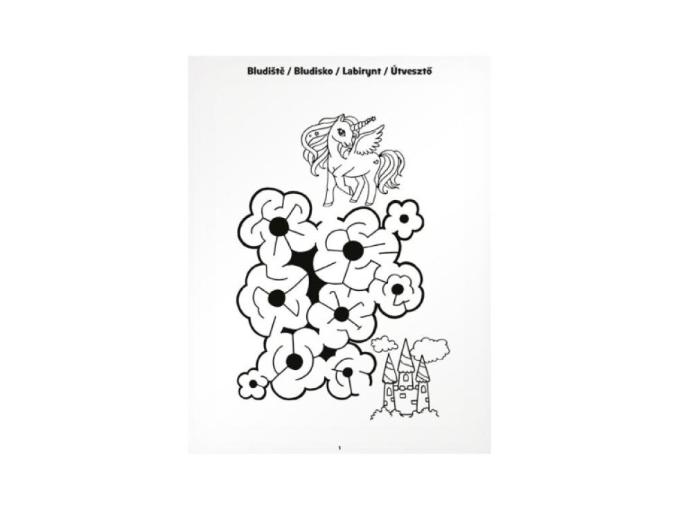 Omalovánky - Bludiště - Kouzelní přátelé