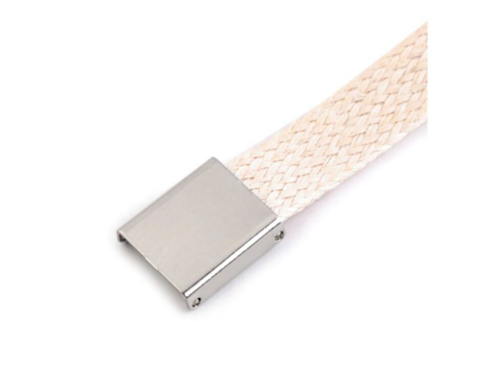Koncovka na plochou šňůrku 10 mm - platina
