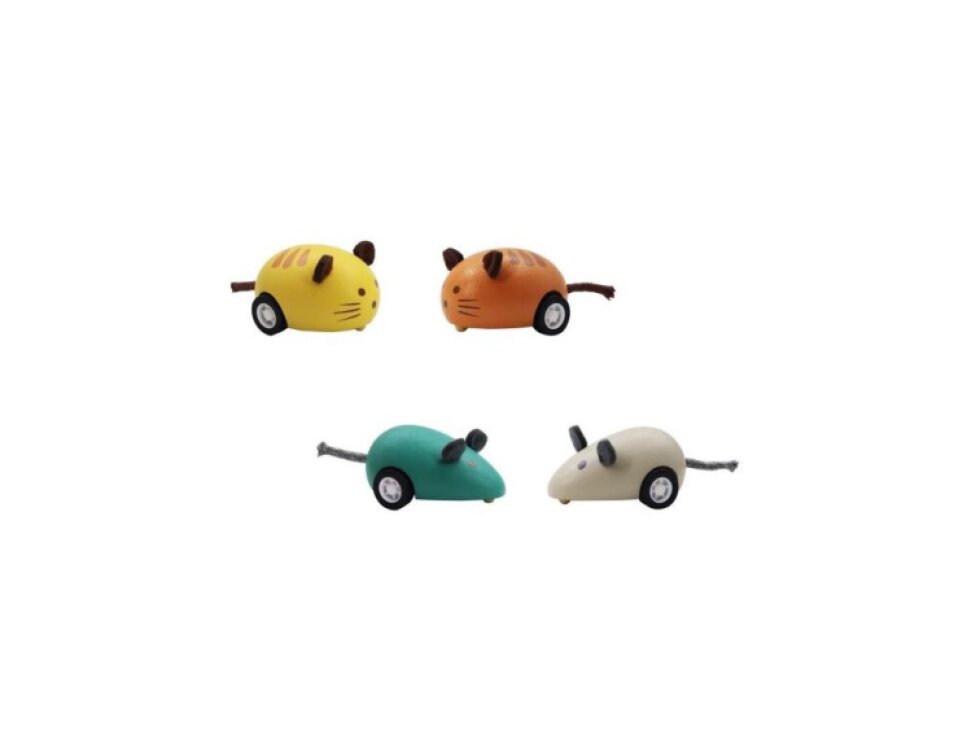 Zvířátko jezdící dřevěné 10 cm