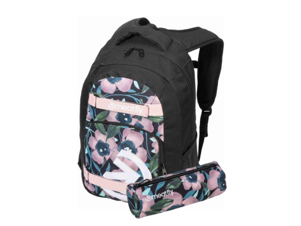 Batoh Meatfly Exile, Pink Flowers, 24 L + PENÁL ZDARMA