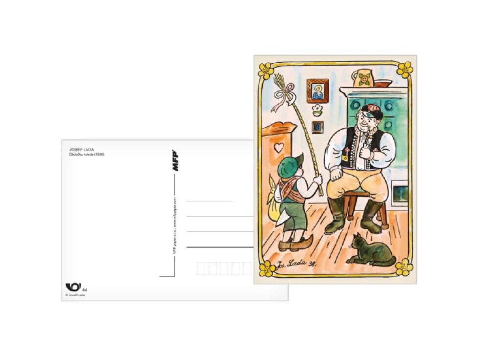 Pohlednice velikonoce Josef Lada