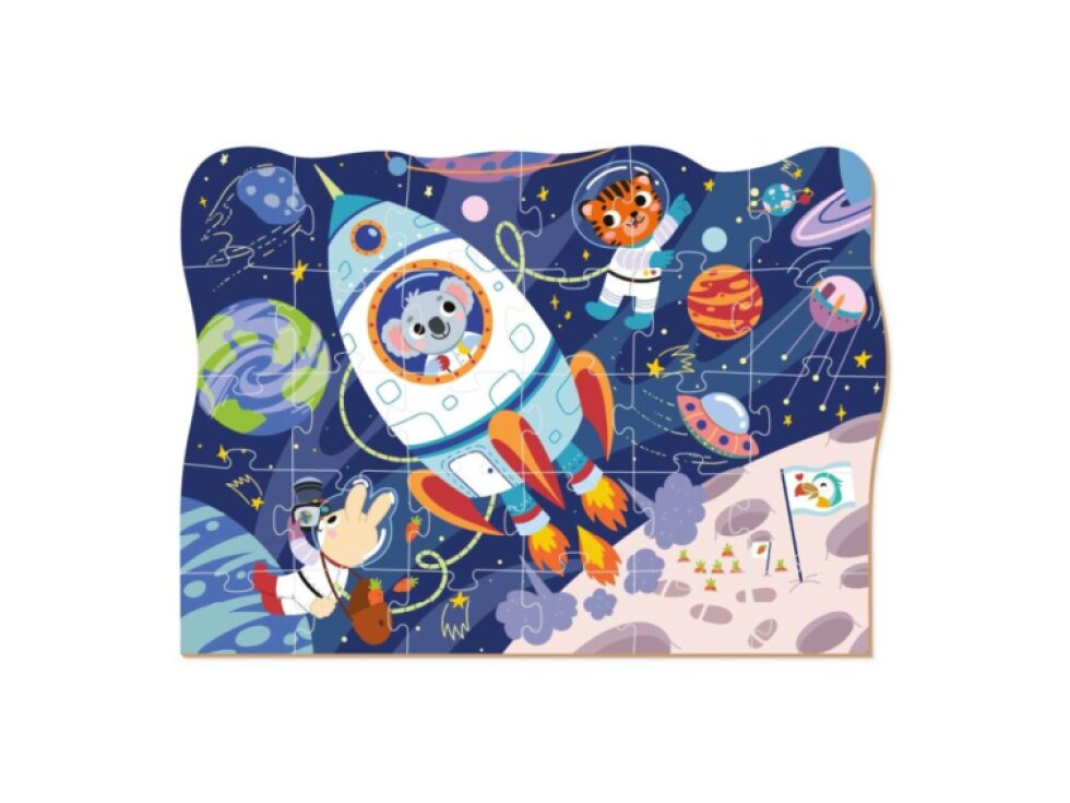 DODO Puzzle Doprava: Výlet do vesmíru