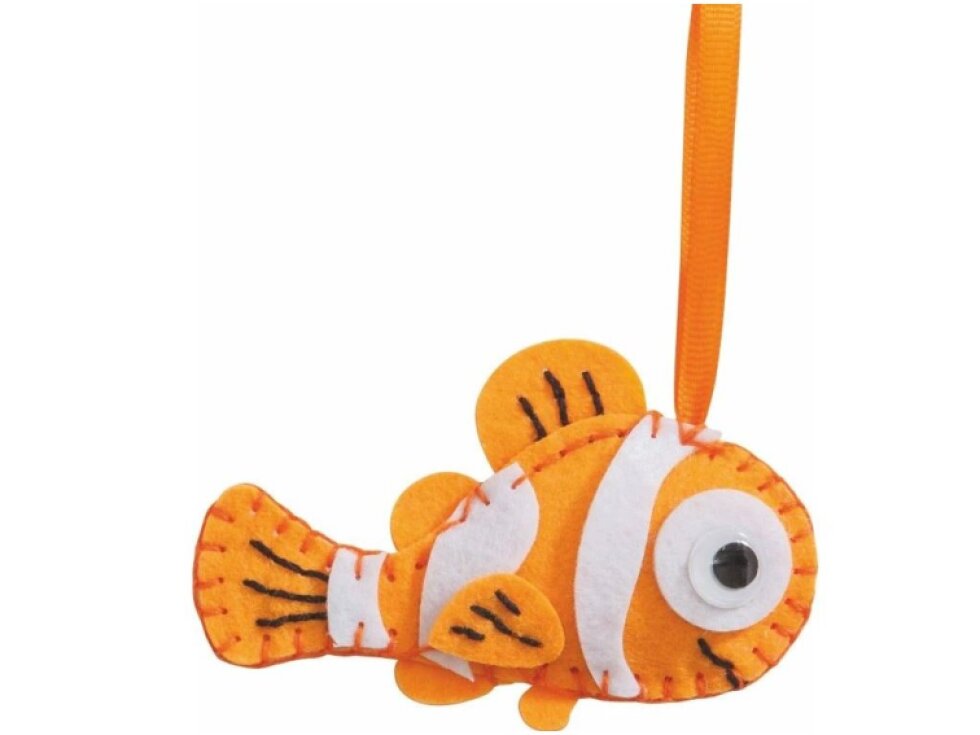 Mini šití filc - Klaun očkatý