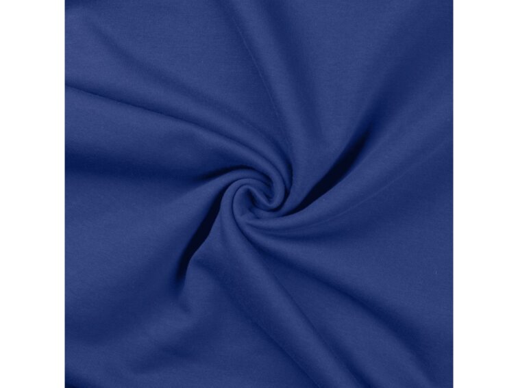Jednobarevná teplákovina 235g - Modrá, cobalt