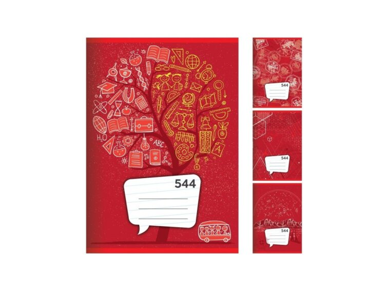 Školní sešit 544 - A5, linkovaný, 40 listů