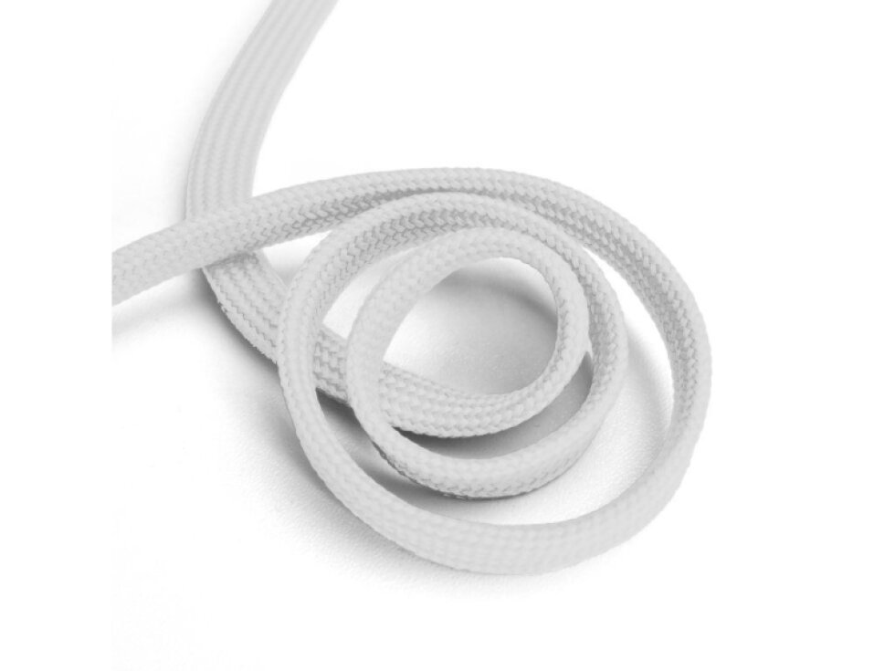 Oděvní šňůra plochá, 10mm - bílá