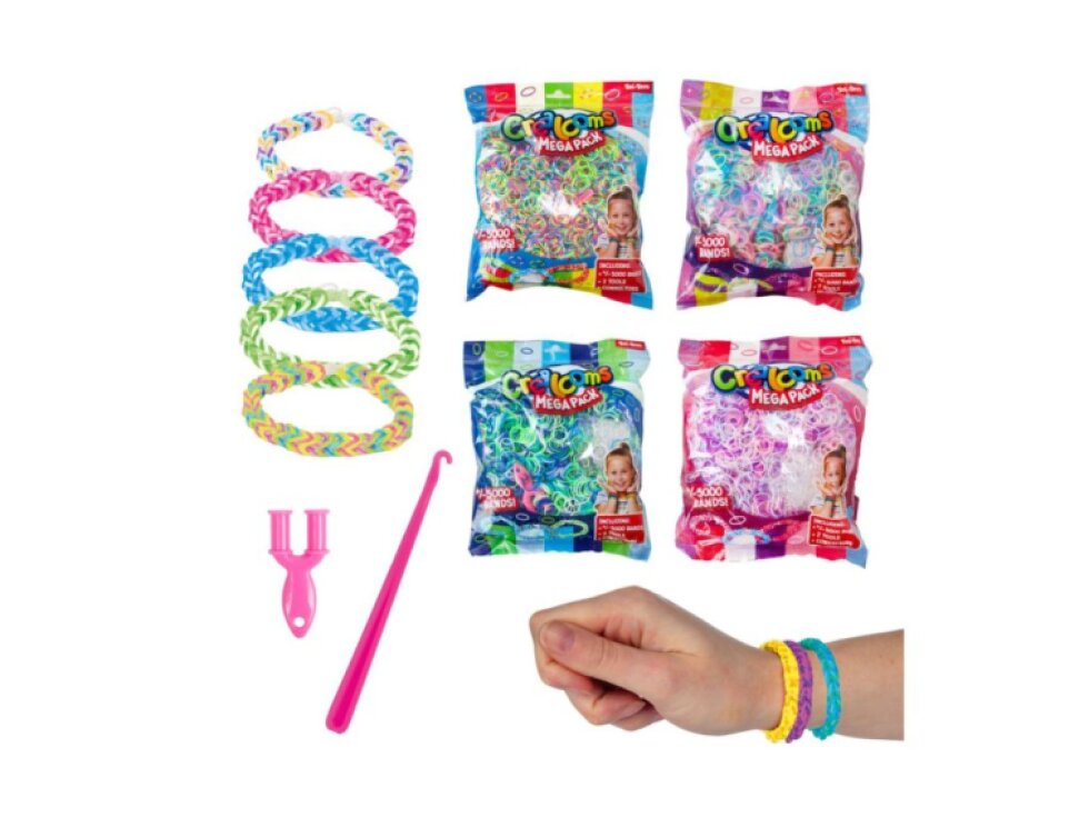 Udělej si svůj náramek - gumičky 5000ks + náčiní