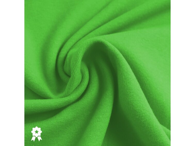 Bavlněný náplet hladký 250g - Neonově zelená