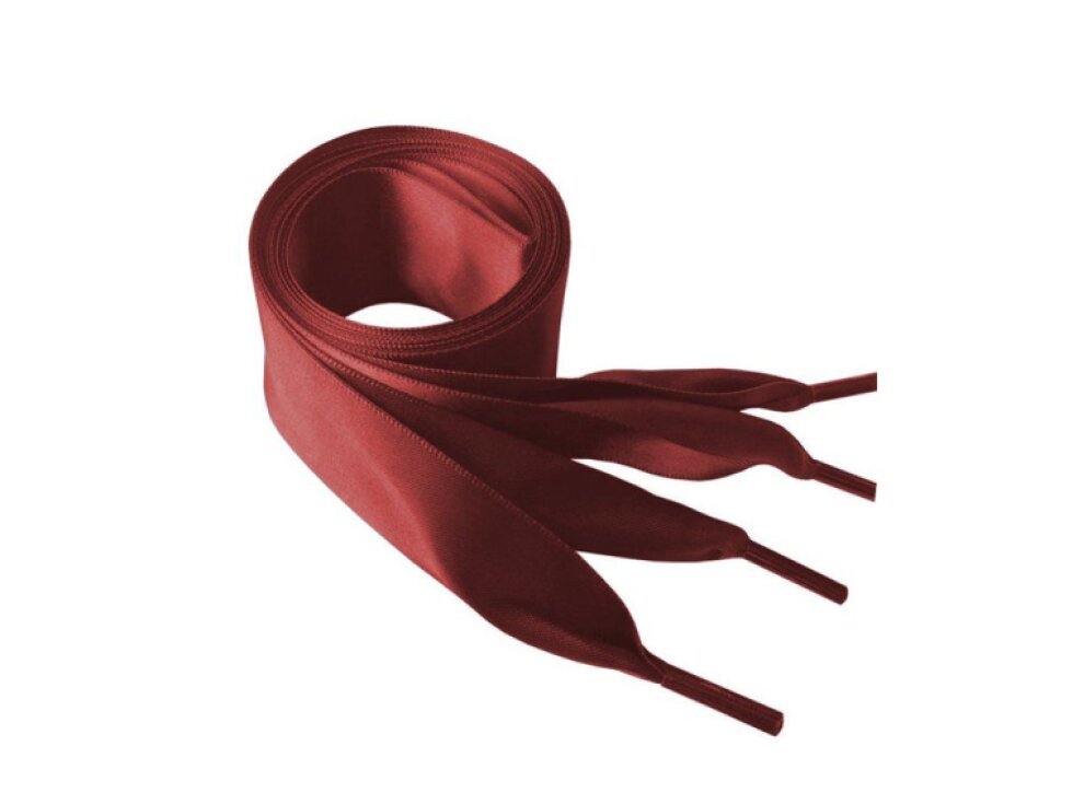 Saténové tkaničky do mikin, 110cm - Červená