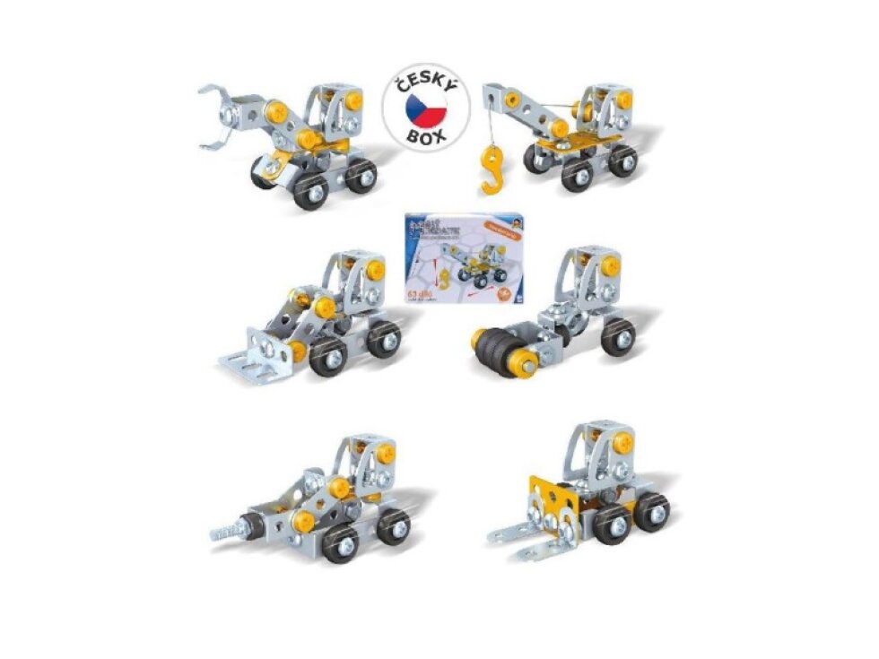 Malý mechanik hasiči stavebnice - Žlutá