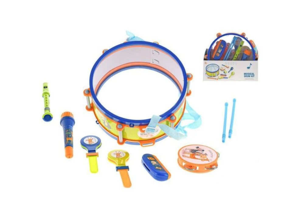Sada hudebních nástrojů 7 ks s paličkami