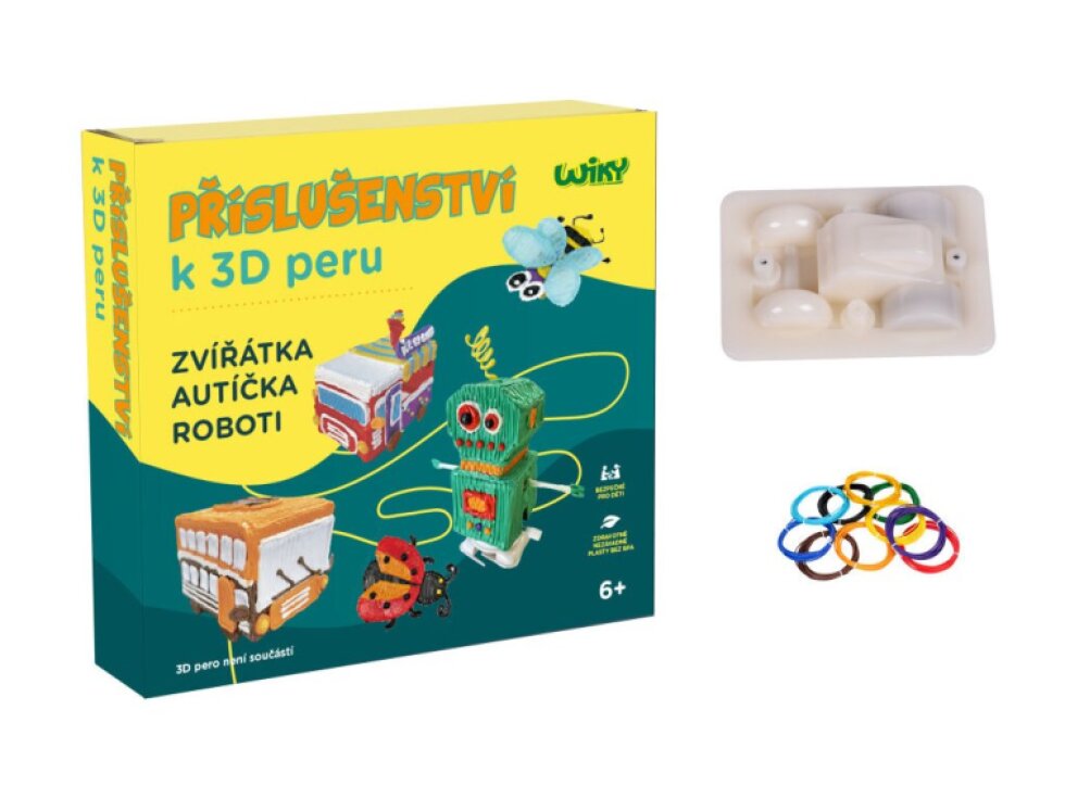 Jezdící auta pro 3D pero WIKY