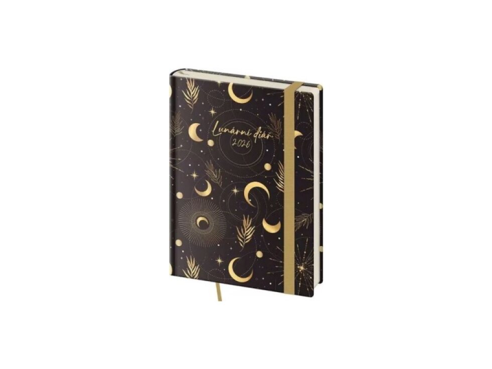 Týdenní diář B6 Lunární Dream s gumičkou