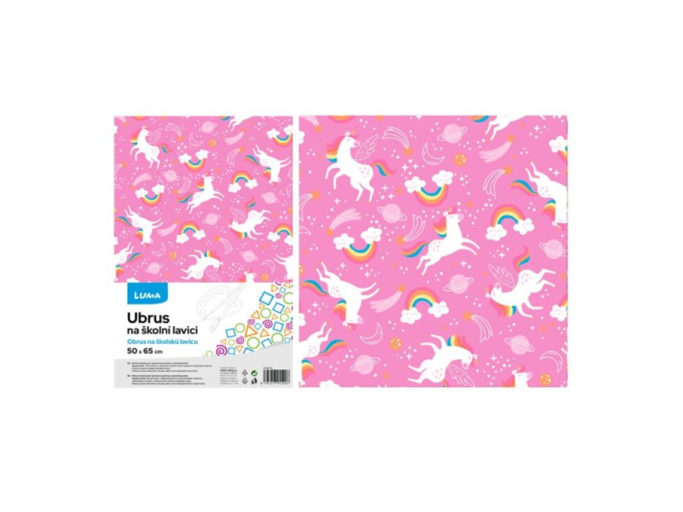 Ubrus na školní lavici JEDNOROŽCI