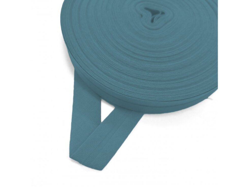Šikmý proužek bavlněný, zažehlený - Jeans