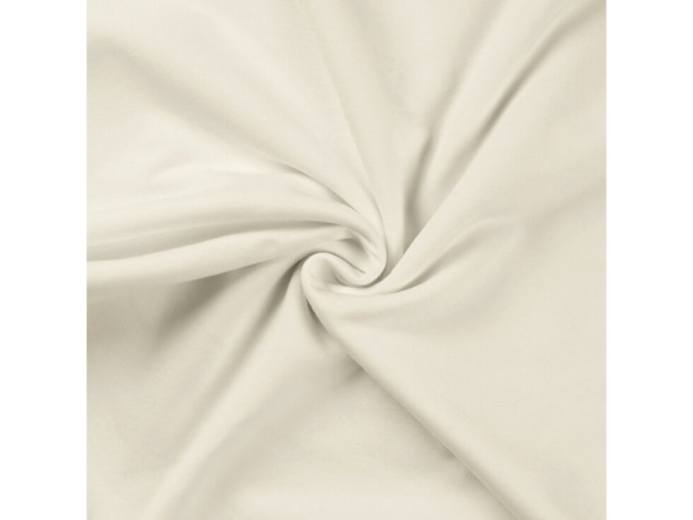 Jednobarevná teplákovina 235g - Smetanová, ecru